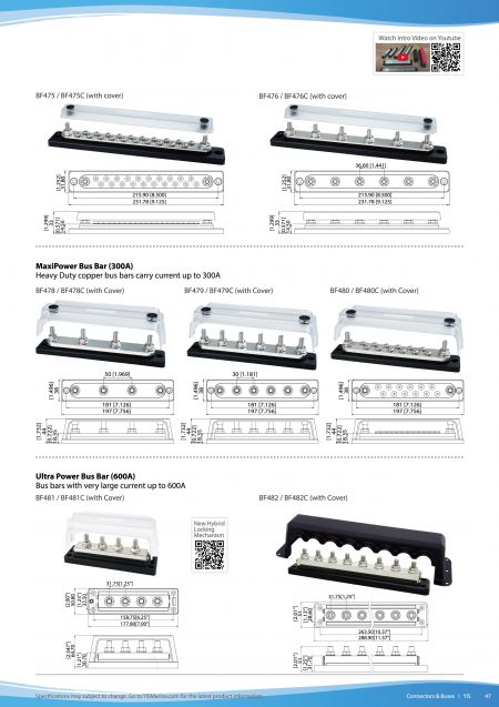 Heavy-Duty Bus Bars