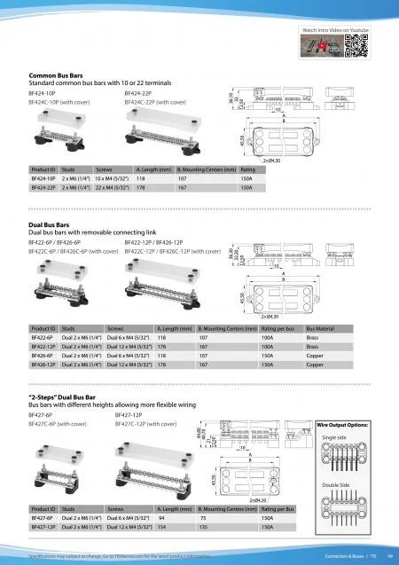 Marine Grade Bus Bars