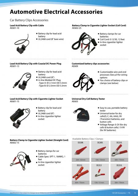 Car Battery Clips Accessorie