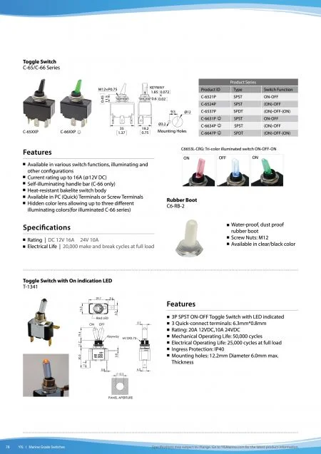 Toggle Switches