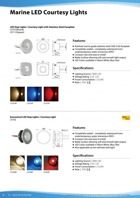 Φώτα Ευγένειας Marine LED