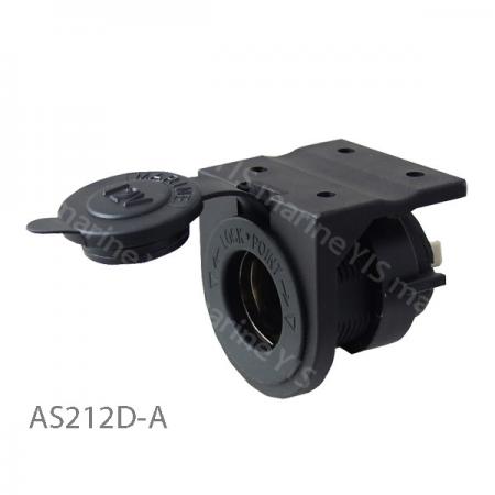 Lパネル、クイックナット、ラバーキャップ付きのAS212D-A