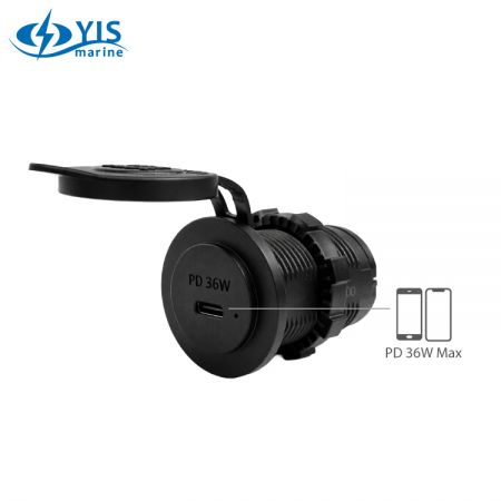 Порт Type C - PD 36W совместим с последними устройствами PD на рынке (iPhone/iPad/Android/Nintendo Switch)