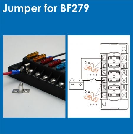 Oberoende källa säkringsblock - Produktdimensioner