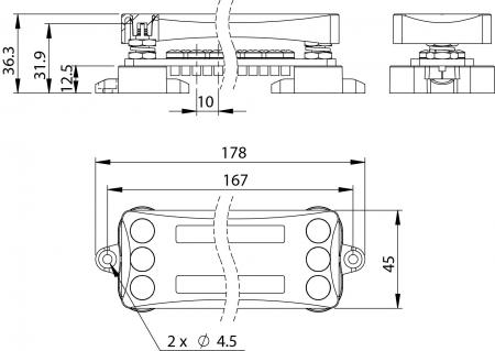 BF424-22P Product Dimensions