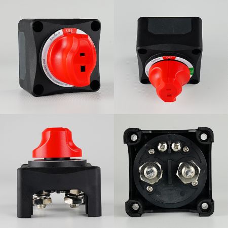 Foto detalhada do interruptor de bateria AFD