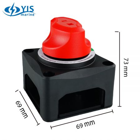 dimensions de l'interrupteur principal de batterie