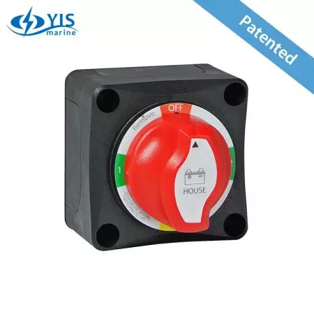 Interrupteur de sélection de batterie étanche protégé par ignition 12V 24V 275A breveté. - Sélecteur de batterie 3 voies pour bateau marin, voiture, batterie 12v 24v, commutateur de batterie double 4 positions, maître 1 2 les deux éteints 1/2/les deux 
BF442 /BF442A (avec AFD)