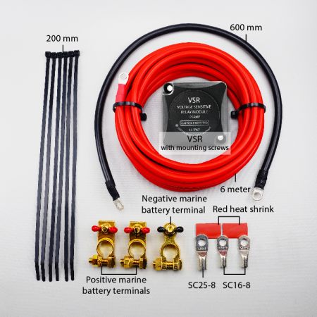 VSR avec kit de câbles pour 2ème batterie