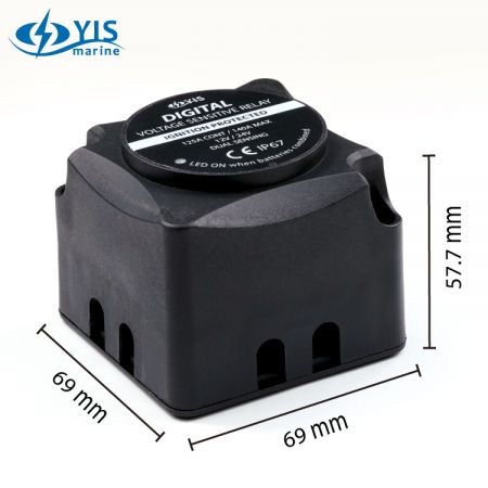 Digital Voltage Sensitive Relay-Size