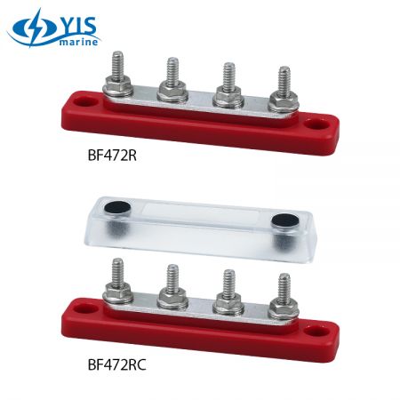 heavy duty busbar 100A (base in red)