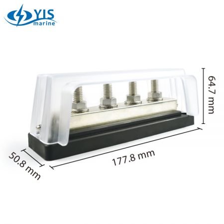 barra de ônibus de caravana 600A - Tamanho