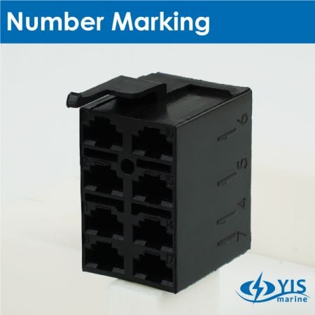 Caixa de conector - Marcação de número