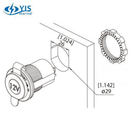 عائلة المقابس والملحقات بمقاس 1-1/8” - 1-1/8” المقابس