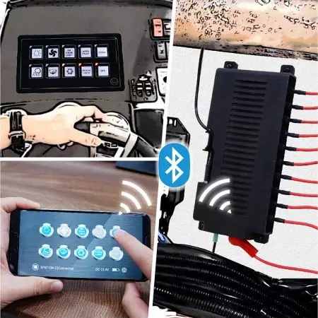 Membrane Touch Control Panel with Remote Control Box - Digital Membrane Touch Control Panels