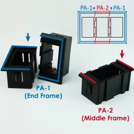 Painel de montagem lateral