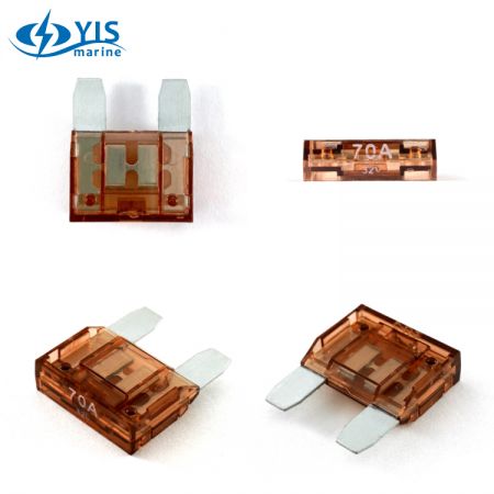 頑丈なブレード型ヒューズ