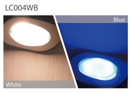 Bianco / Blu Colore Doppio