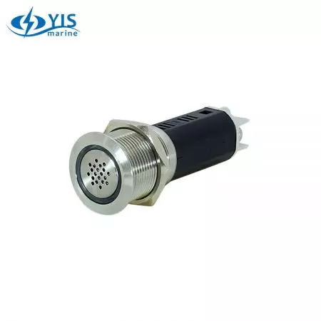 Metal Buzzer with flashing LED warning - PB-BZ-1R