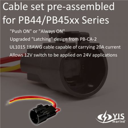 Ensemble de câbles à verrouillage pré-assemblé - PB-CA-4 description