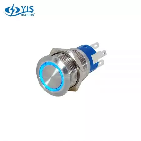 Anti-Vandal Stainless Steel Push-Button Switch - PB4212T-B