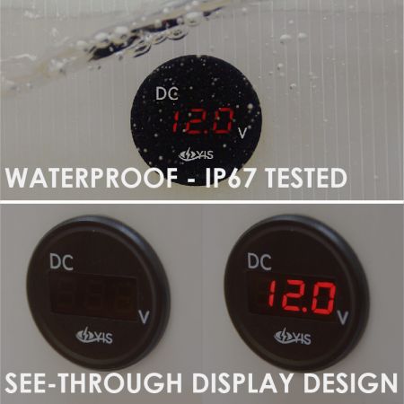 waterdichte voltmeter
