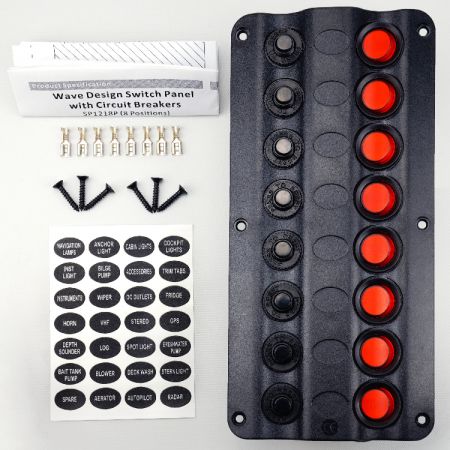 πλαίσιο διακόπτη 8 gang