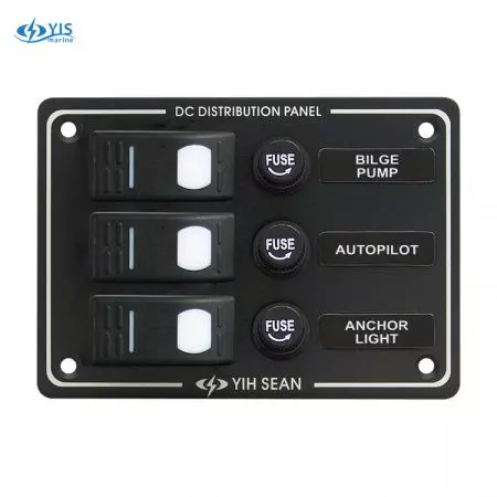 3P Water-resistant Switch Panel (Fuse)