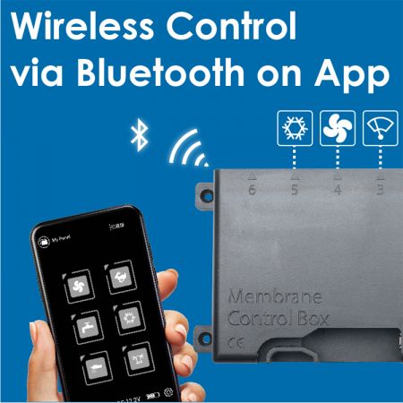 12Vボートデジタルスマートスイッチパネル