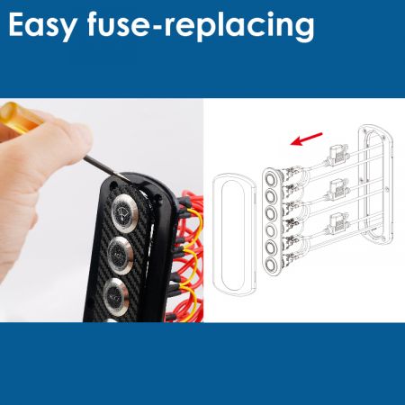 pannello interruttori