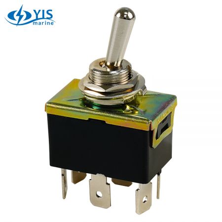 T-1330P 6P DPDT Toggle Switch (Snabbterminal)