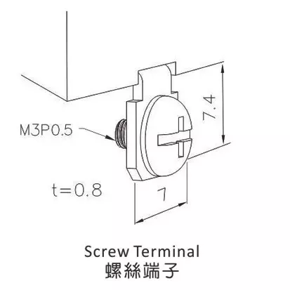 T-13 シリーズ ねじ端子
