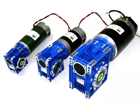 200W motor s červím převodem DIA80 WG7185 pro vozidlo AGV, rozměr: 80 x 270mm.