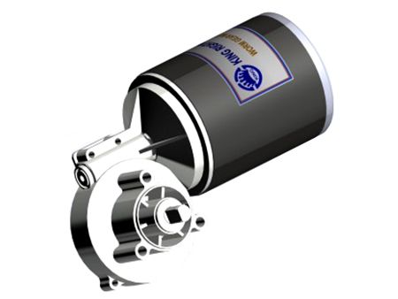Motor de engranaje de gusano de 120W, DIA 80 - Motor de engranaje de gusano de grado industrial de 120W con una relación de 1/65.