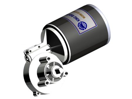 Motor de engranaje de gusano de 120W DIA 80 - Motor de engranaje de gusano de grado industrial de 120W relación 1/65.