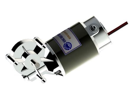Motor de engranaje de gusano de 130W DIA 80 - Motor de engranaje de gusano industrial de 130W con relación 1/50.
