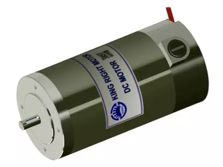 200W High-efficiency Design DC Motor with Carbon Brush Replaceable - 200W Permanent Magnetic Brush Motor.