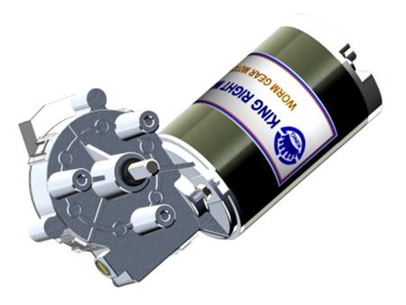 40W Motor s červovým převodem 12V 24V - 40W Průmyslový motor s červovým převodem, převodový poměr 1/55.