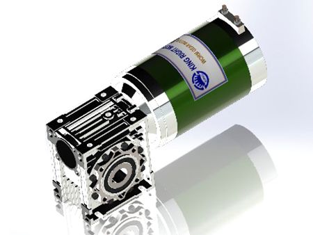 600W 蝸輪式050減速機,DIA124 WG1188 050 空心軸 24V 48V 多種電壓供選配。