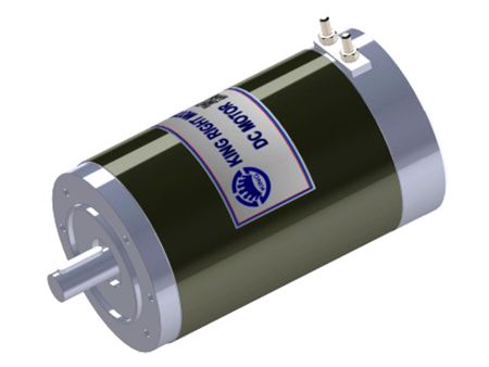 Moteur à courant continu haute puissance de 700W DIA 124mm 12V, 24V, 36V, 48V - Moteur à balais puissant de 700W.