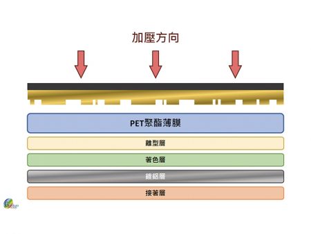烫金箔的结构