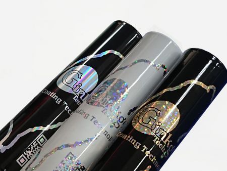 Foils for water transfer decals and stickers - Applying hot stamping foil to water transfer process.