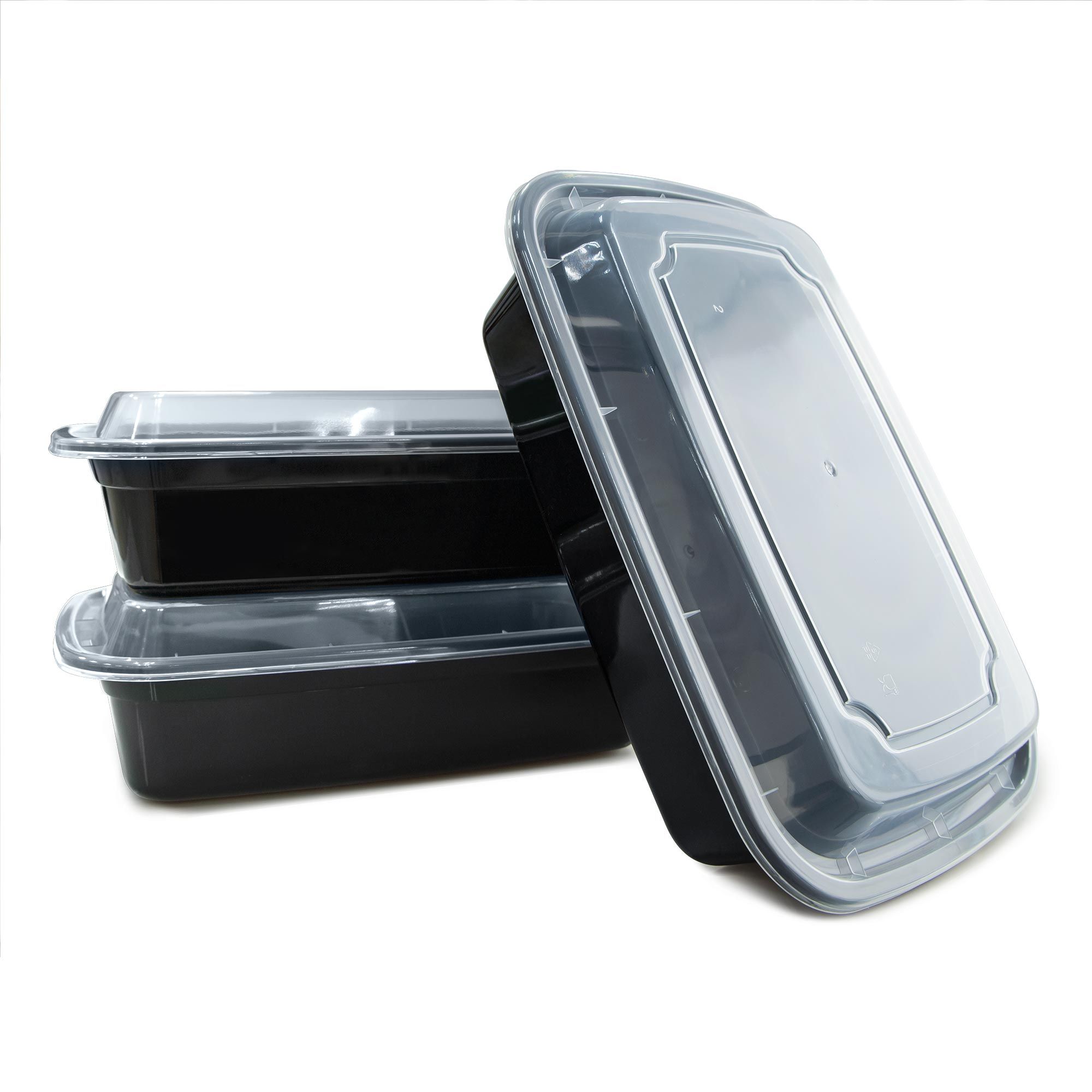 Contenedor de alimentos rectangular de 38 oz (1140 ml) - Caja de comida de  plástico de 1140 ml, Fabricante de tenedores y cucharas compostables de  Taiwan