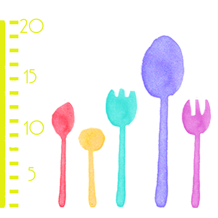 we have small plastic tableware and large plastic cutlery