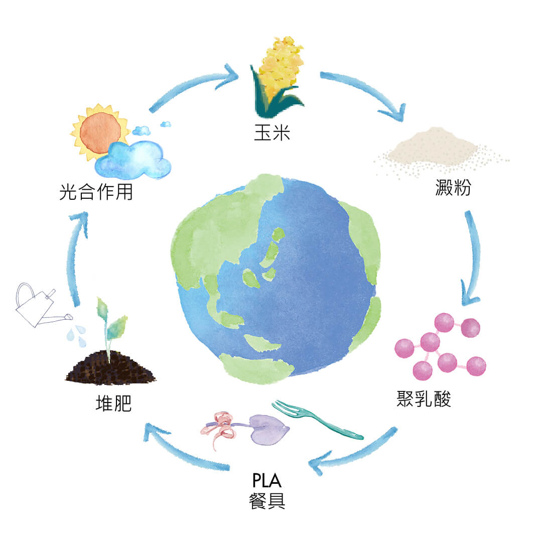 CPLA素材、PLA素材のエコフレンドリーな食器の紹介