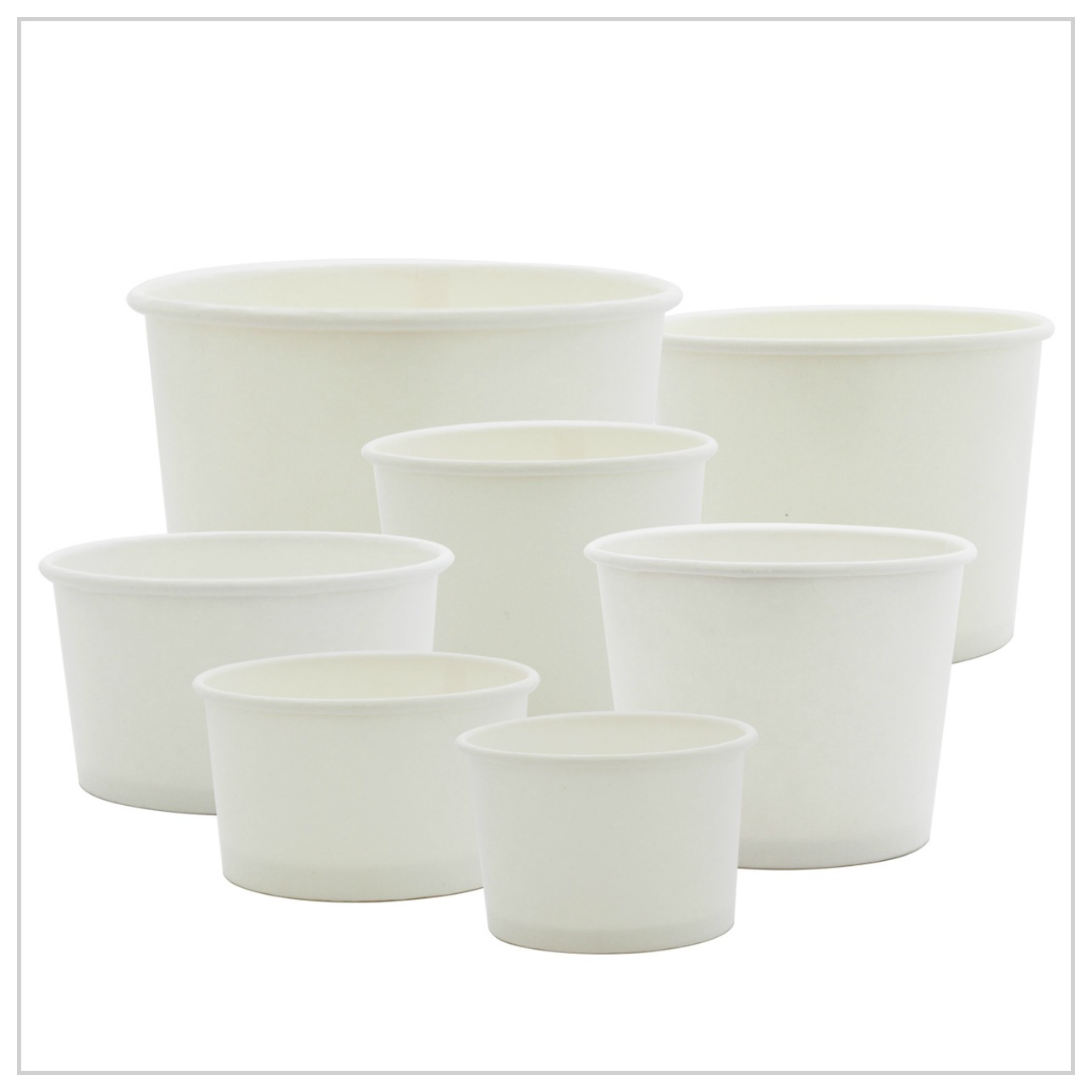 Gobelets jetables blanc compostables pour boissons chaudes de 360 ml