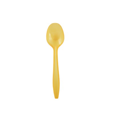 Yellow Color Dessert Spoon - Yellow Cupcake Spoon