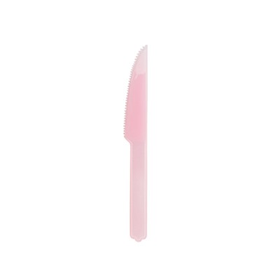 Dao cắt bánh màu hồng 15cm - Dao nhựa màu hồng