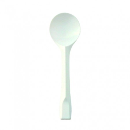 15.5cm White Color Tea Spoon - White Dessert Spoon