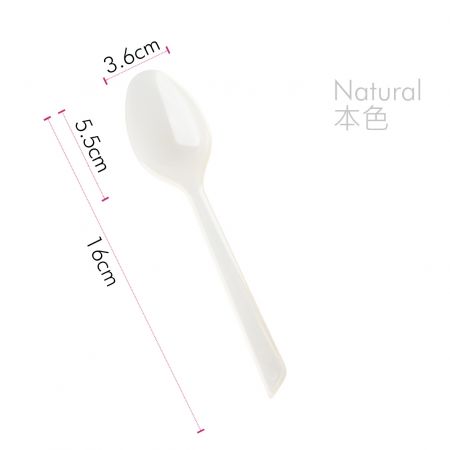 16公分PSM材質本色湯匙